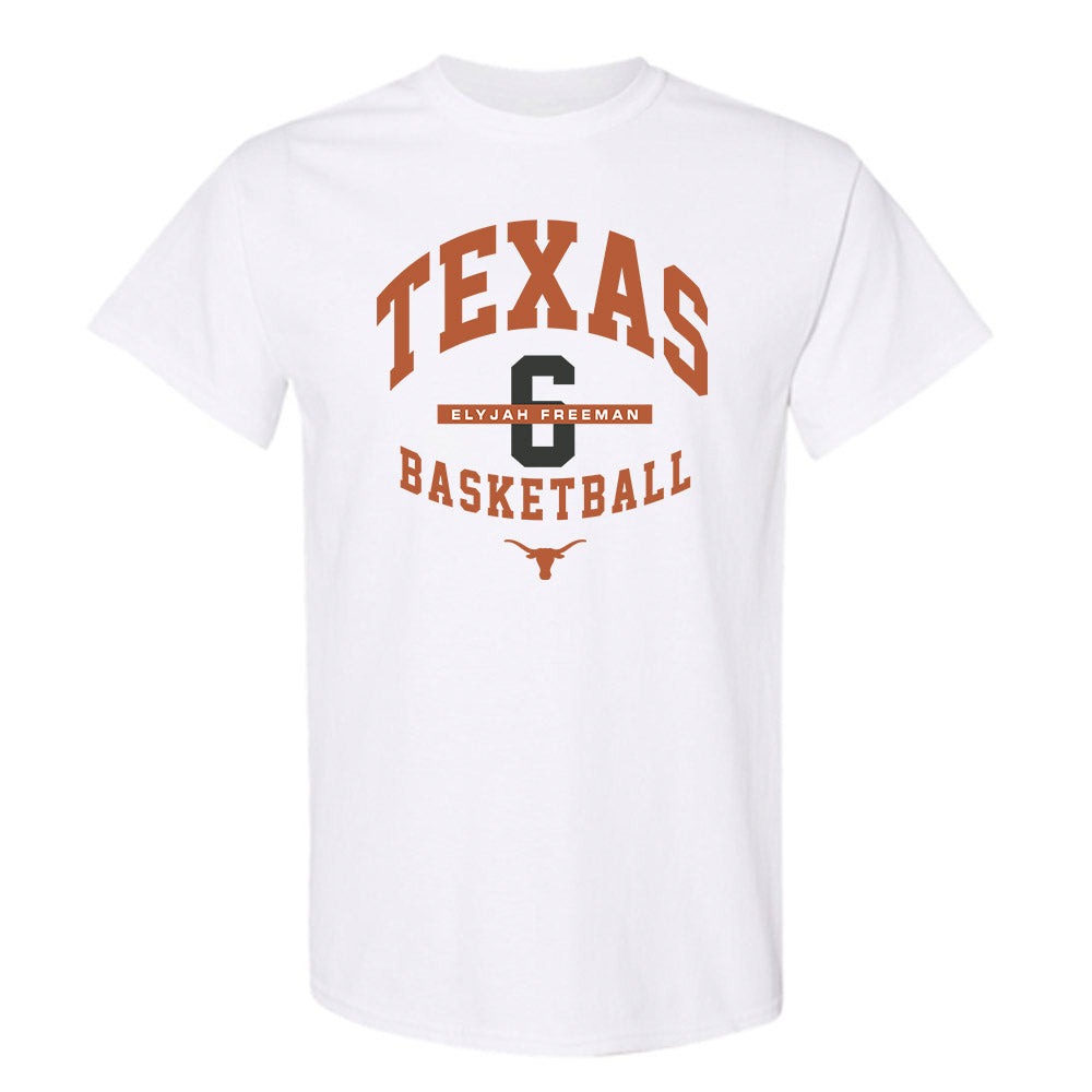 Texas - NCAA Men's Basketball : Elyjah Freeman - Classic Fashion Shersey T-Shirt-0