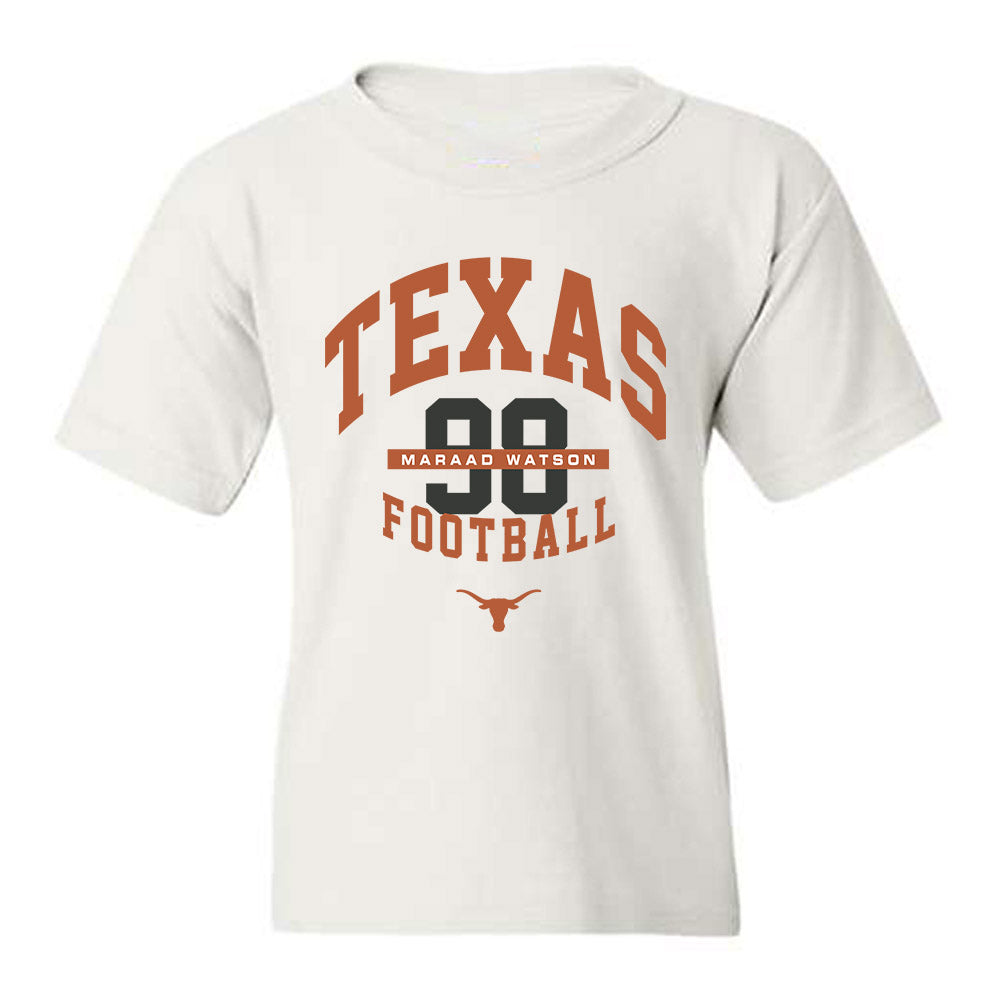 Texas - NCAA Football : Maraad Watson - Classic Fashion Shersey Youth T-Shirt-0