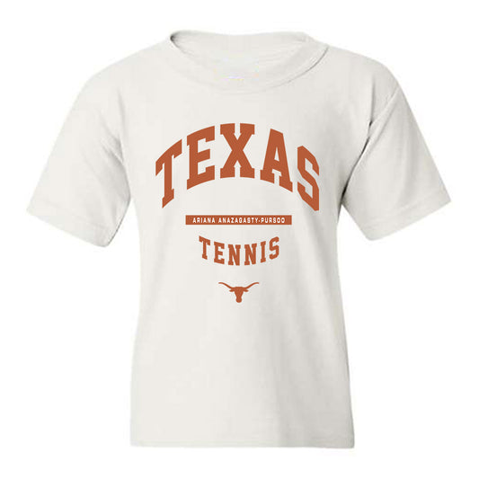 Texas - NCAA Women's Tennis : Ariana Anazagasty-Pursoo - Classic Fashion Shersey Youth T-Shirt-0