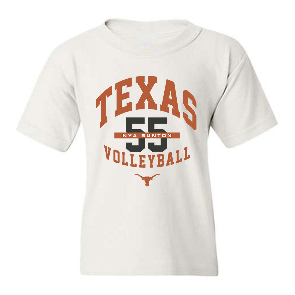 Texas - NCAA Women's Volleyball : Nya Bunton - Classic Fashion Shersey Youth T-Shirt-0