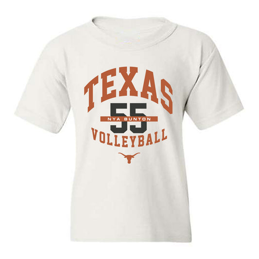 Texas - NCAA Women's Volleyball : Nya Bunton - Classic Fashion Shersey Youth T-Shirt-0