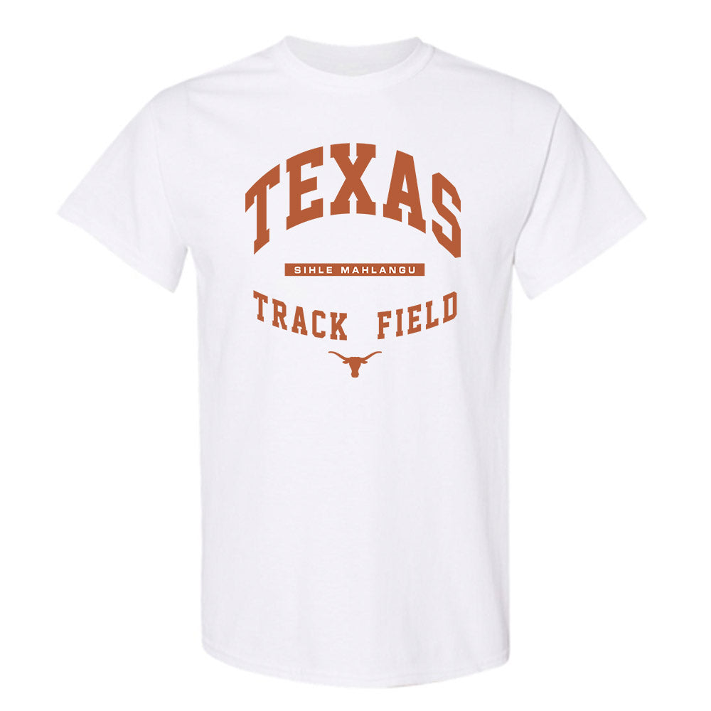 Texas - NCAA Men's Track & Field : Sihle Mahlangu - Classic Fashion Shersey T-Shirt-0
