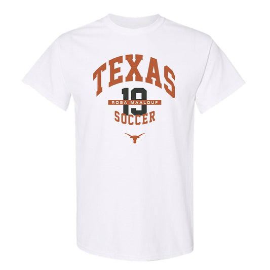 Texas - NCAA Women's Soccer : Rosa Maalouf - Classic Fashion Shersey T-Shirt-0