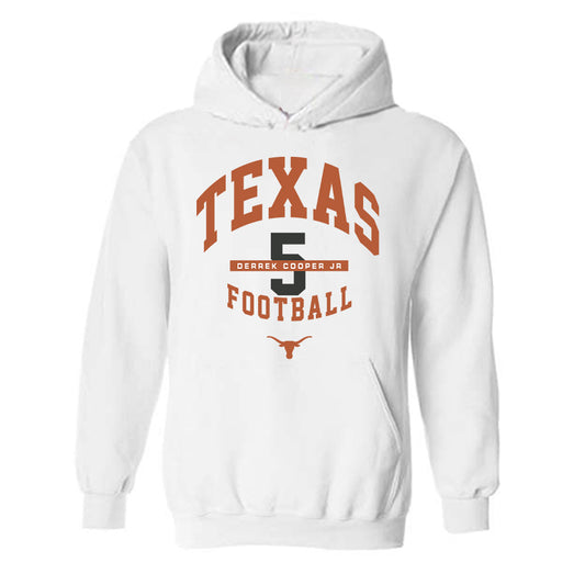 Texas - NCAA Football : Derrek Cooper jr - Classic Fashion Shersey Hooded Sweatshirt-0