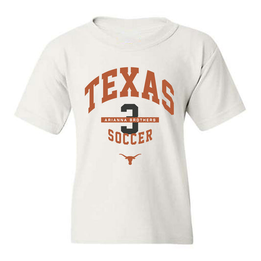 Texas - NCAA Women's Soccer : Arianna Brothers - Classic Fashion Shersey Youth T-Shirt-0
