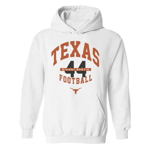 Texas - NCAA Football : Gianni Spetic - Classic Fashion Shersey Hooded Sweatshirt-0