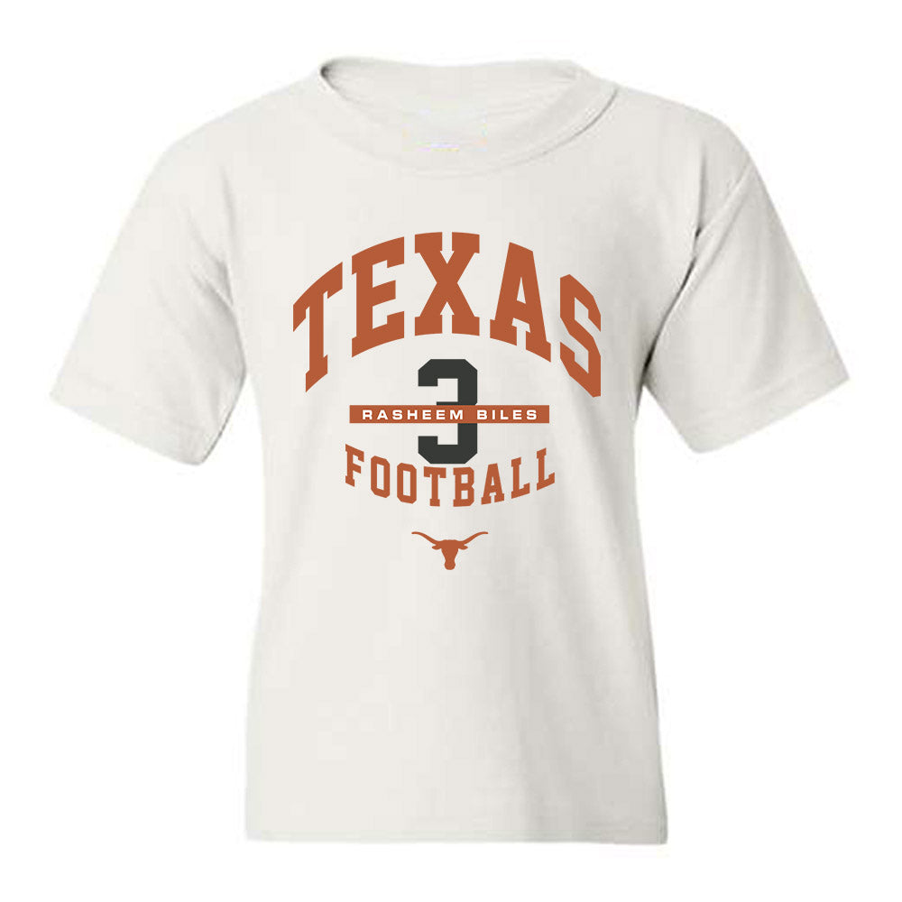 Texas - NCAA Football : Rasheem Biles - Classic Fashion Shersey Youth T-Shirt-0