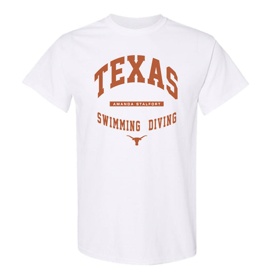 Texas - NCAA Women's Swimming & Diving : Amanda Stalfort - Classic Fashion Shersey T-Shirt-0