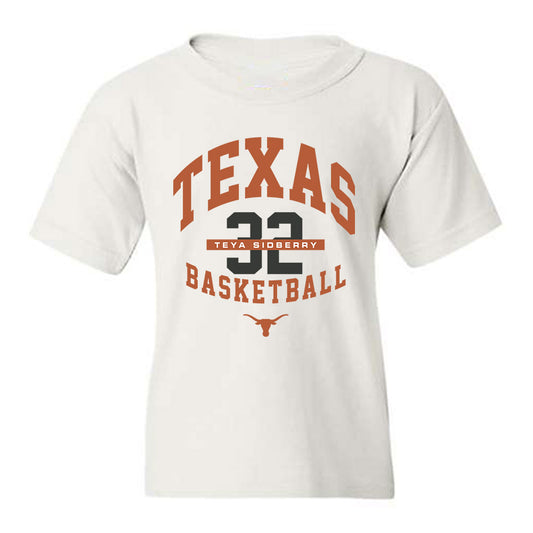 Texas - NCAA Women's Basketball : Teya Sidberry - Classic Fashion Shersey Youth T-Shirt-0