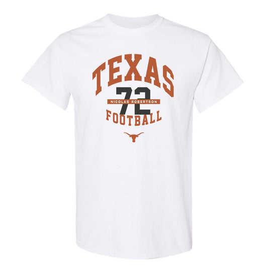 Texas - NCAA Football : Nicolas Robertson - Classic Fashion Shersey T-Shirt-0