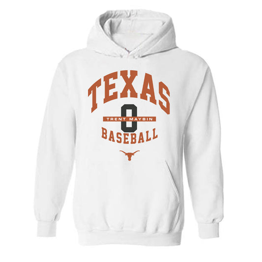 Texas - NCAA Baseball : Trent Maybin - Classic Fashion Shersey Hooded Sweatshirt-0
