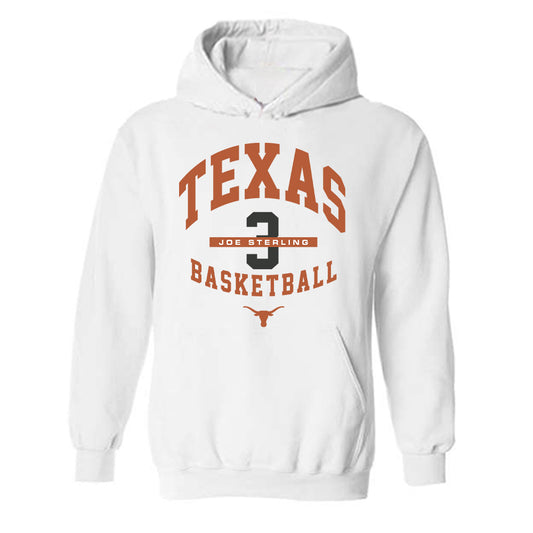 Texas - NCAA Men's Basketball : Joe Sterling - Classic Fashion Shersey Hooded Sweatshirt-0