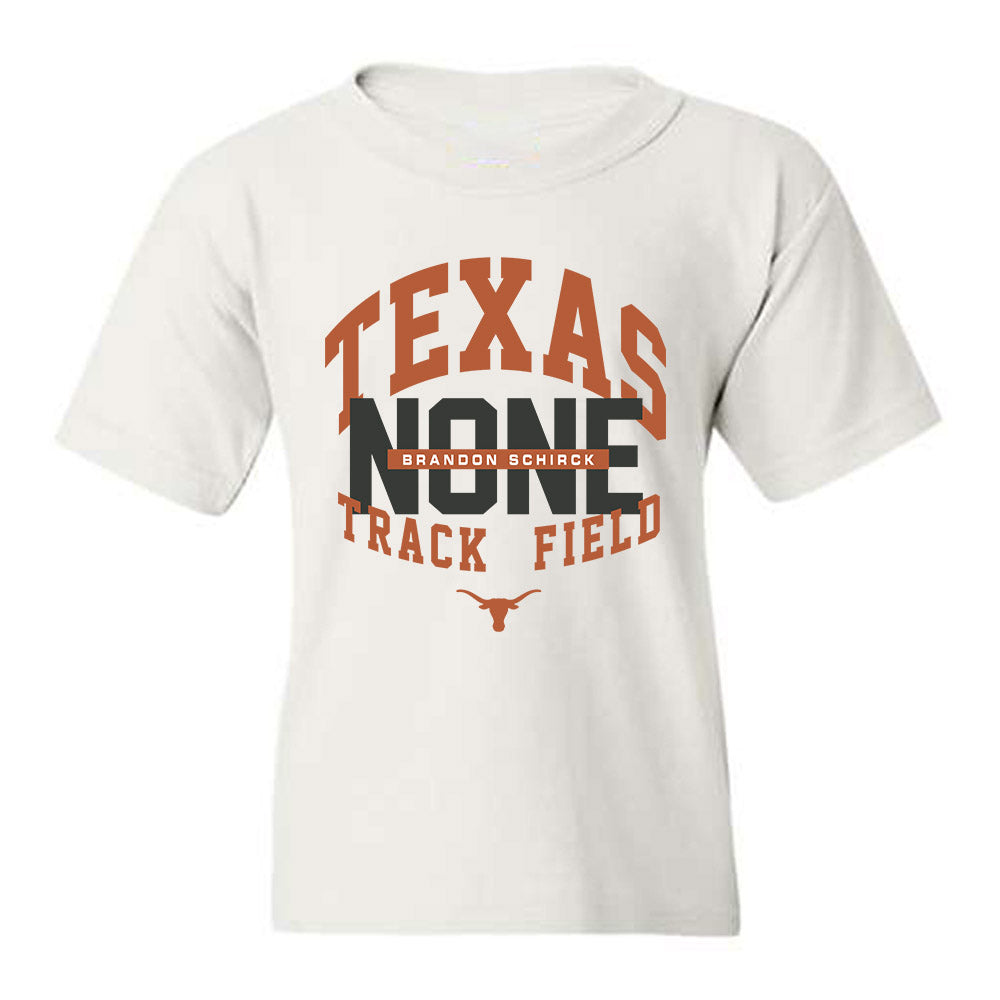 Texas - NCAA Men's Track & Field : Brandon Schirck - Classic Fashion Shersey Youth T-Shirt-0