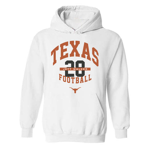 Texas - NCAA Football : Jett Walker - Classic Fashion Shersey Hooded Sweatshirt-0