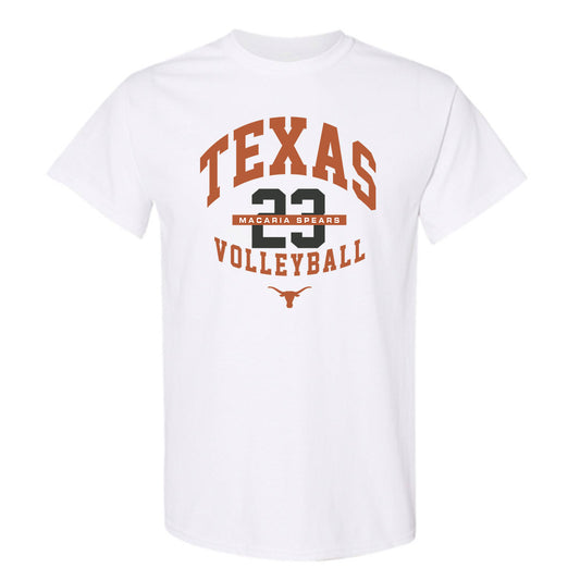 Texas - NCAA Women's Volleyball : Macaria Spears - Classic Fashion Shersey T-Shirt-0