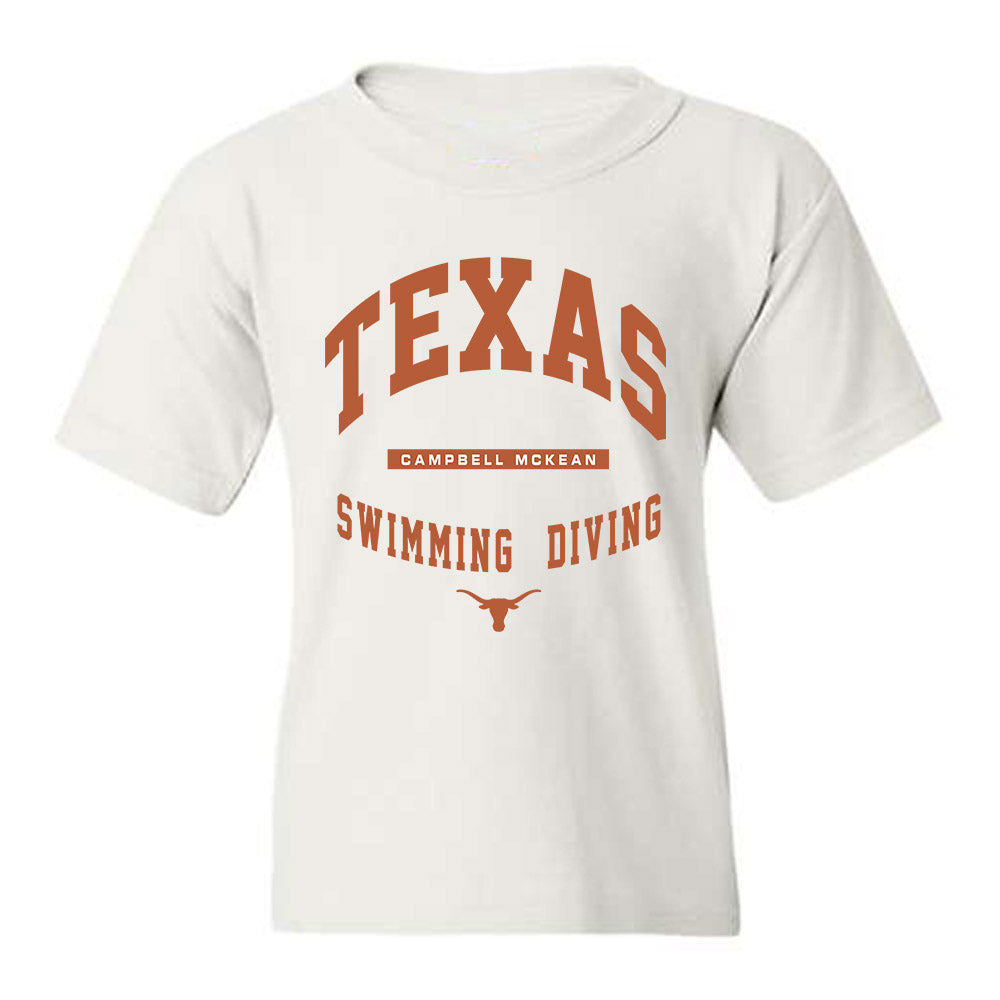 Texas - NCAA Men's Swimming & Diving : Campbell McKean - Classic Fashion Shersey Youth T-Shirt-0