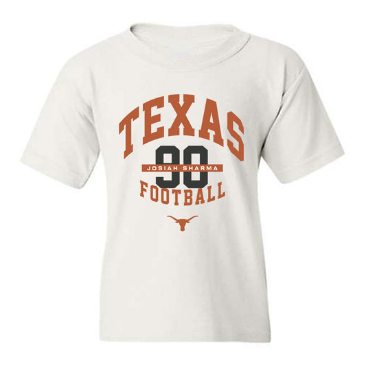 Texas - NCAA Football : Josiah Sharma - Classic Fashion Shersey Youth T-Shirt-0