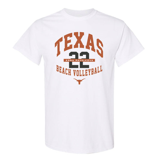 Texas - NCAA Beach Volleyball : Anna Pavelkova - Classic Fashion Shersey T-Shirt-0