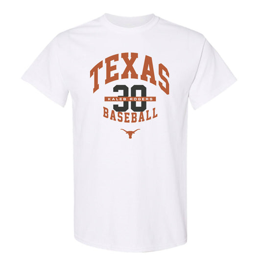 Texas - NCAA Baseball : Kaleb Rogers - Classic Fashion Shersey T-Shirt-0