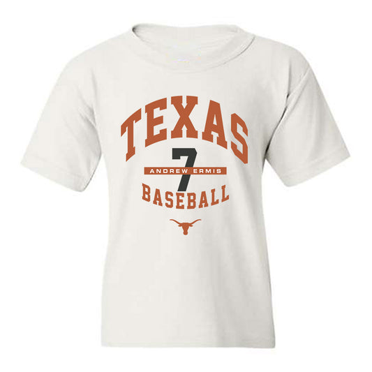 Texas - NCAA Baseball : Andrew Ermis - Classic Fashion Shersey Youth T-Shirt-0