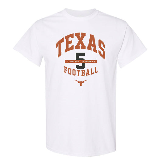Texas - NCAA Football : Quintrevion Wisner - Classic Fashion Shersey T-Shirt-0
