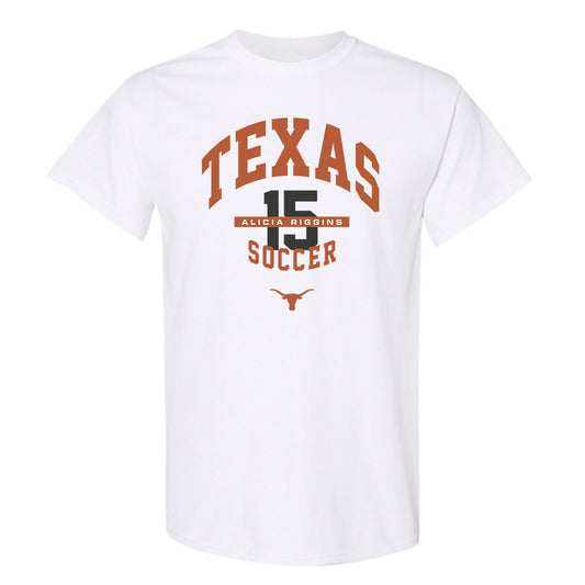 Texas - NCAA Women's Soccer : Alicia Riggins - Classic Fashion Shersey T-Shirt-0