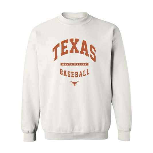 Texas - NCAA Baseball : Bryce Krenek - Classic Fashion Shersey Crewneck Sweatshirt-0