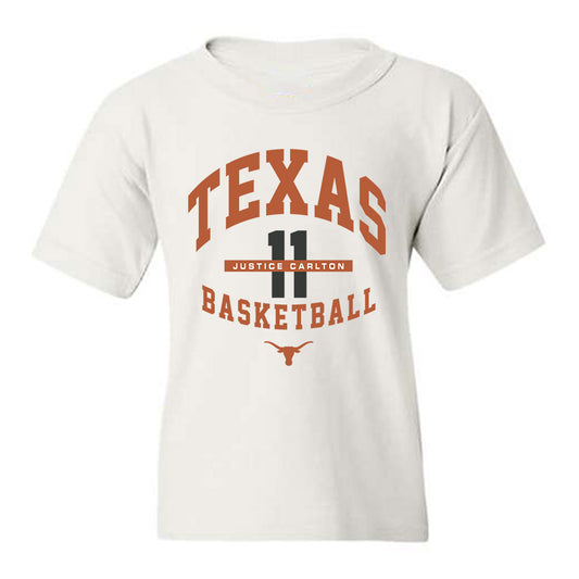 Texas - NCAA Women's Basketball : Justice Carlton - Classic Fashion Shersey Youth T-Shirt-0