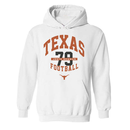 Texas - NCAA Football : Jonte Newman - Classic Fashion Shersey Hooded Sweatshirt-0