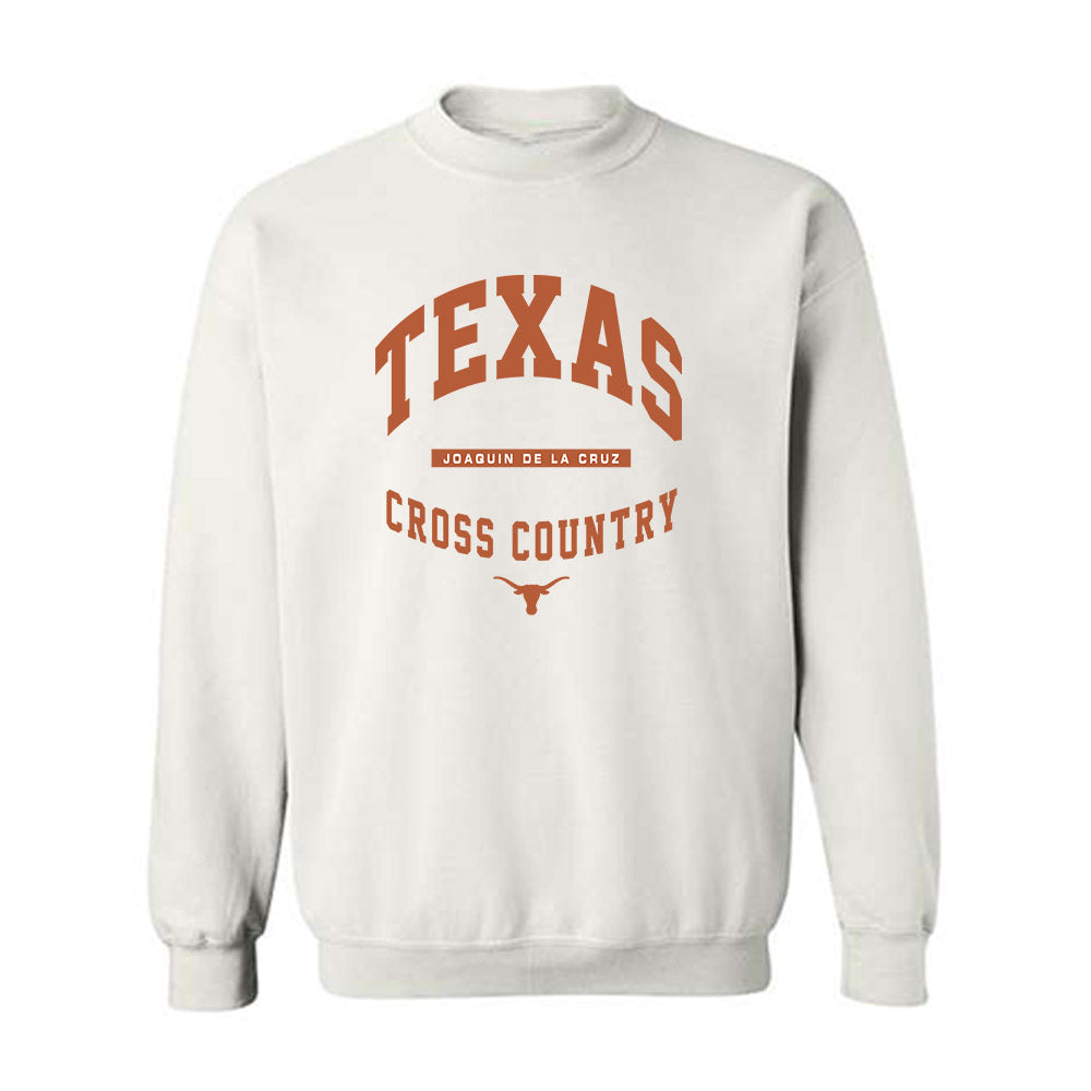 Texas - NCAA Men's Cross Country : Joaquin De La Cruz - Classic Fashion Shersey Crewneck Sweatshirt-0