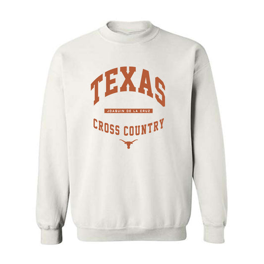 Texas - NCAA Men's Cross Country : Joaquin De La Cruz - Classic Fashion Shersey Crewneck Sweatshirt-0