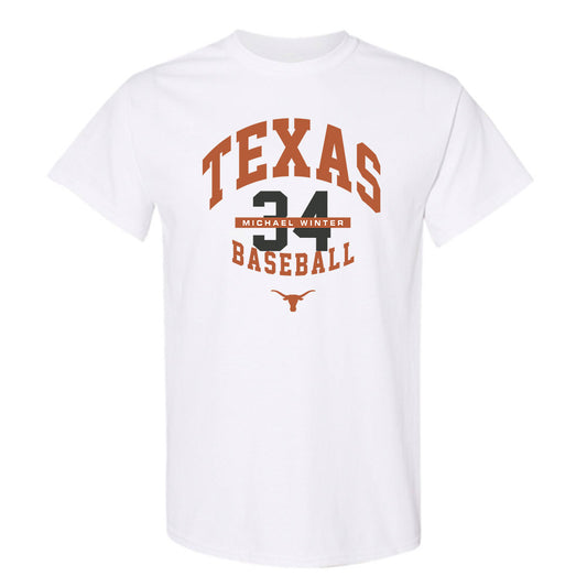 Texas - NCAA Baseball : Michael Winter - Classic Fashion Shersey T-Shirt-0