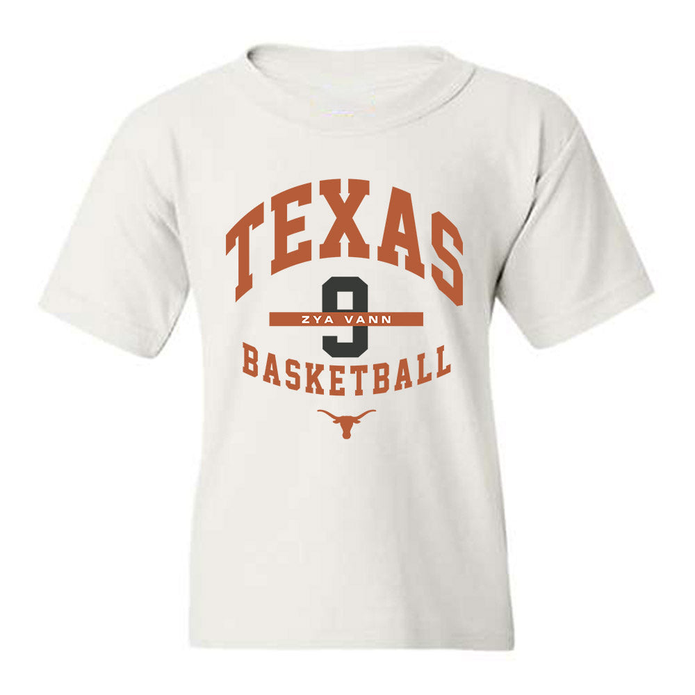 Texas - NCAA Women's Basketball : Zya Vann - Classic Fashion Shersey Youth T-Shirt-0