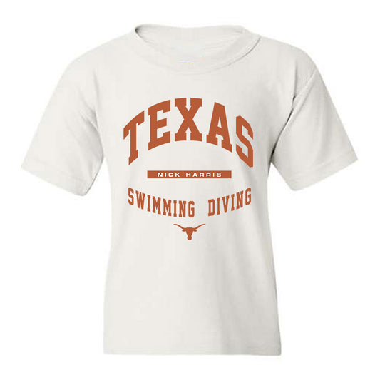 Texas - NCAA Men's Swimming & Diving : Nick Harris - Classic Fashion Shersey Youth T-Shirt-0