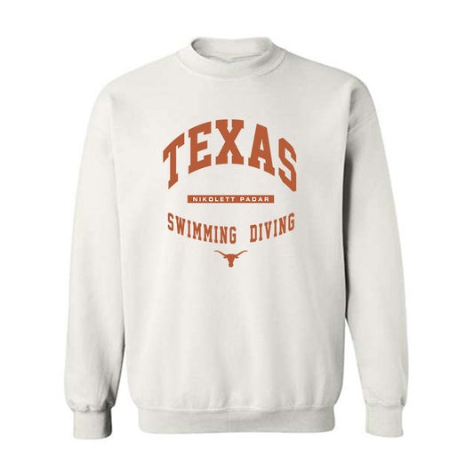 Texas - NCAA Women's Swimming & Diving : Nikolett Padar - Classic Fashion Shersey Crewneck Sweatshirt-0