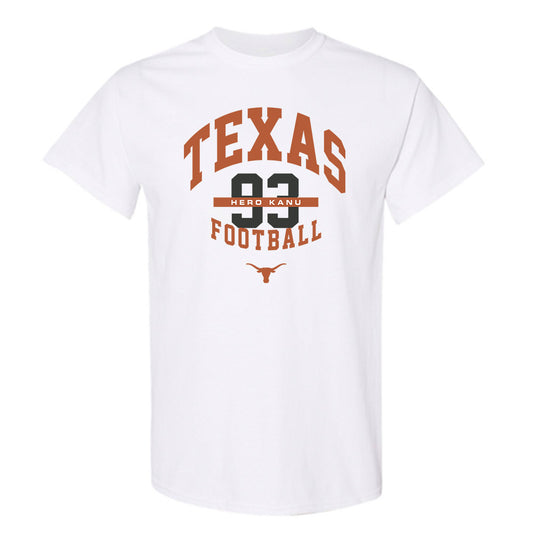 Texas - NCAA Football : Hero Kanu - Classic Fashion Shersey T-Shirt-0