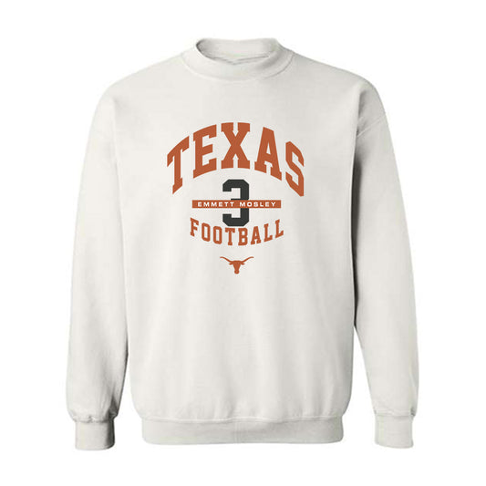 Texas - NCAA Football : Emmett Mosley - Classic Fashion Shersey Crewneck Sweatshirt-0