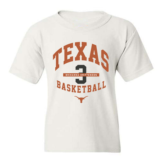 Texas - NCAA Women's Basketball : Brihanna Crittendon - Classic Fashion Shersey Youth T-Shirt-0
