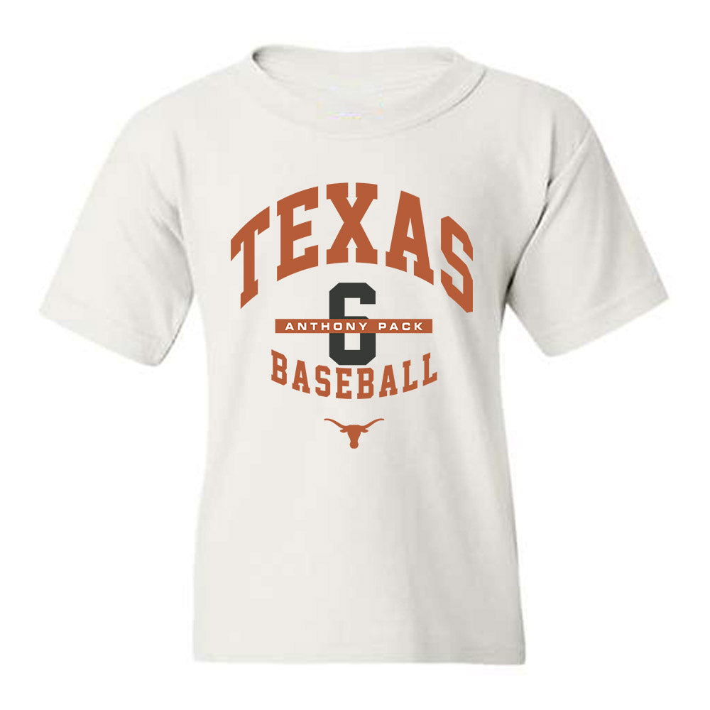 Texas - NCAA Baseball : Anthony Pack - Classic Fashion Shersey Youth T-Shirt-0