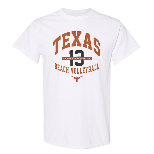 Texas - NCAA Beach Volleyball : Karin Zolnercikova - Classic Fashion Shersey T-Shirt-0