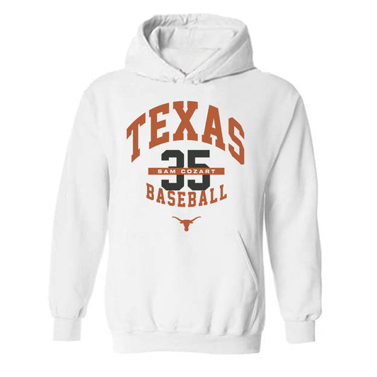 Texas - NCAA Baseball : Sam Cozart - Classic Fashion Shersey Hooded Sweatshirt-0