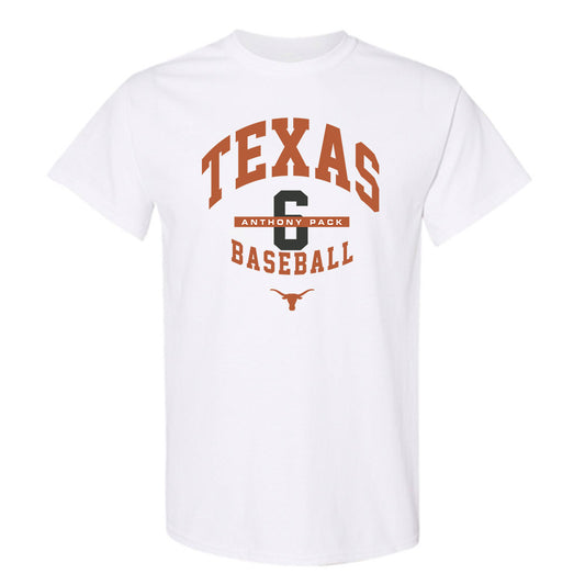 Texas - NCAA Baseball : Anthony Pack - Classic Fashion Shersey T-Shirt-0