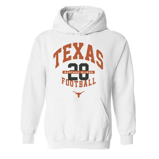 Texas - NCAA Football : Santana Wilson - Classic Fashion Shersey Hooded Sweatshirt-0