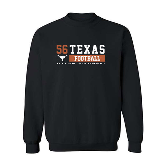 Texas - NCAA Football : Dylan Sikorski - Classic Fashion Shersey Crewneck Sweatshirt-0