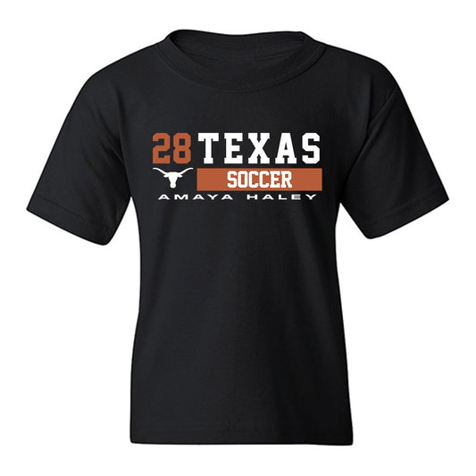 Texas - NCAA Women's Soccer : Amaya Haley - Classic Fashion Shersey Youth T-Shirt-0