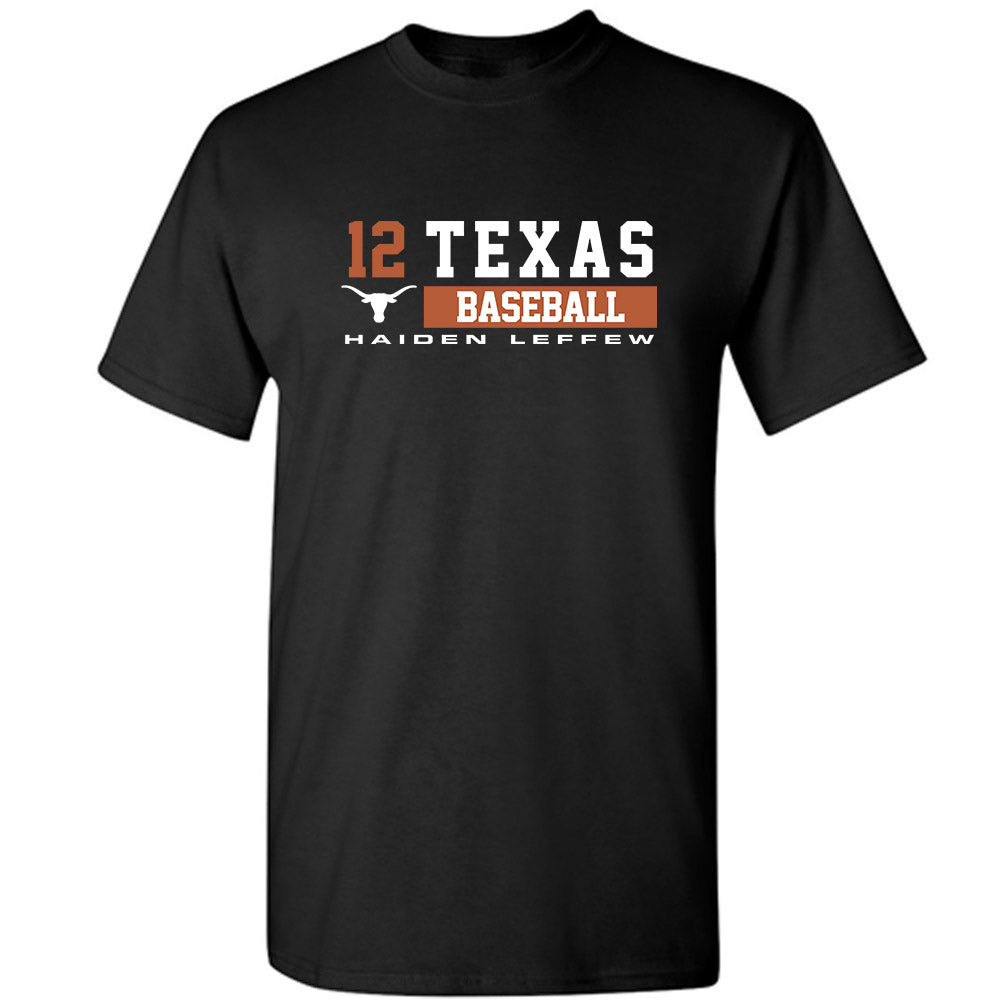 Texas - NCAA Baseball : Haiden Leffew - Classic Fashion Shersey T-Shirt-0