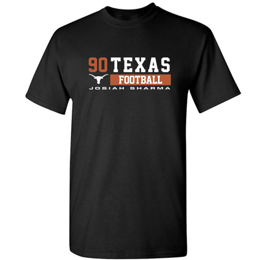 Texas - NCAA Football : Josiah Sharma - Classic Fashion Shersey T-Shirt-0