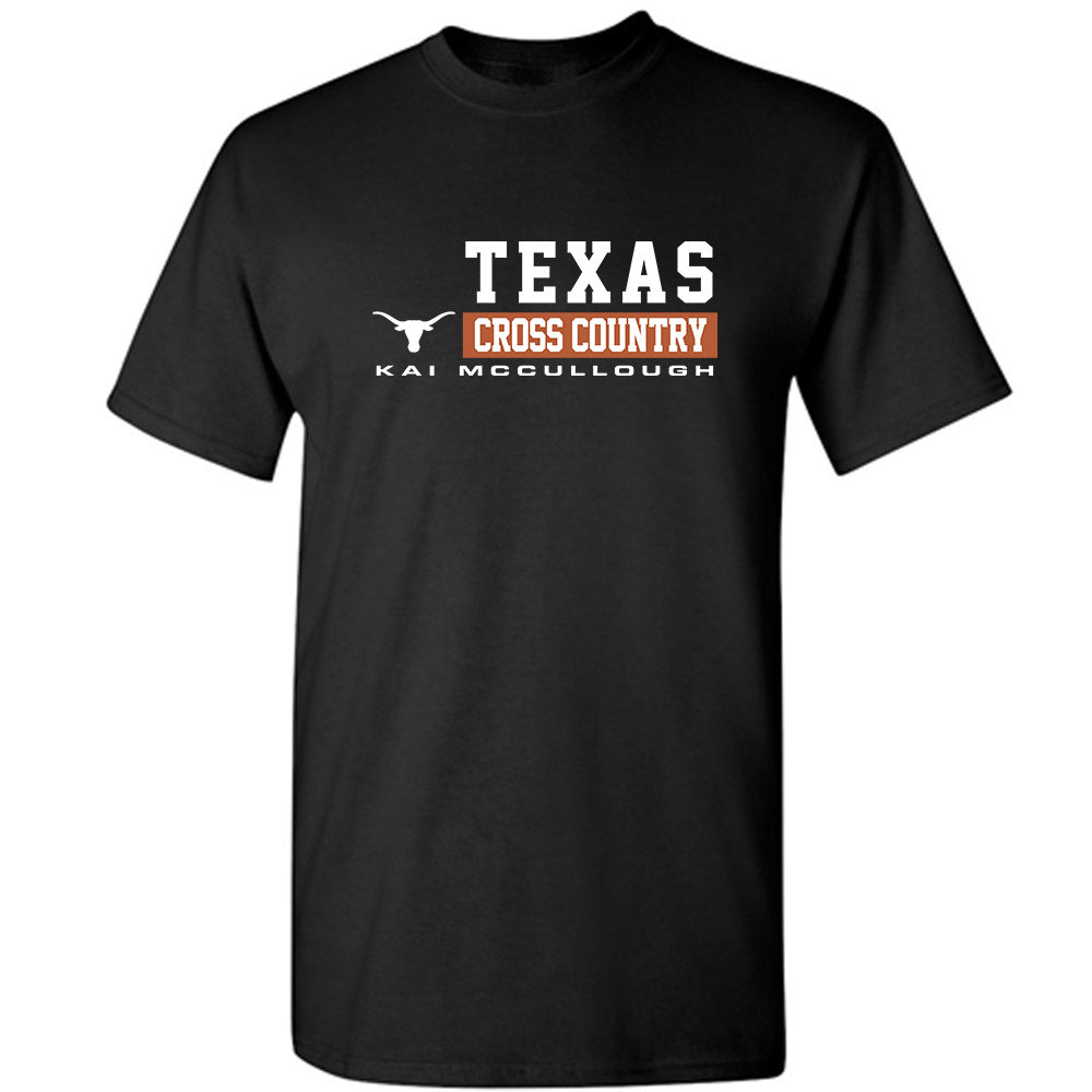 Texas - NCAA Men's Cross Country : Kai McCullough - Classic Fashion Shersey T-Shirt-0