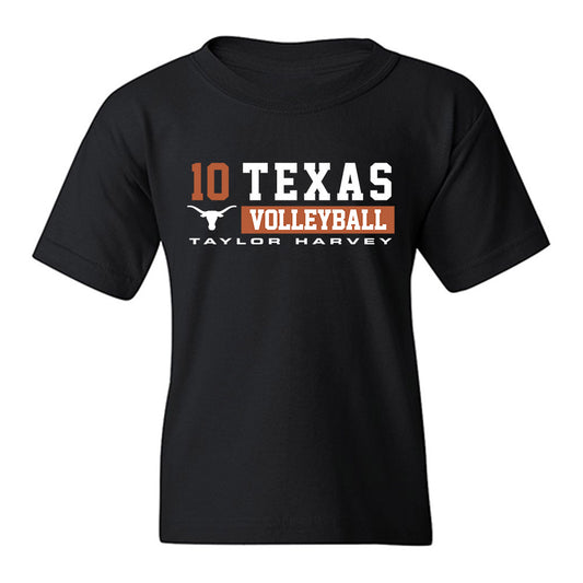 Texas - NCAA Women's Volleyball : Taylor Harvey - Classic Fashion Shersey Youth T-Shirt-0