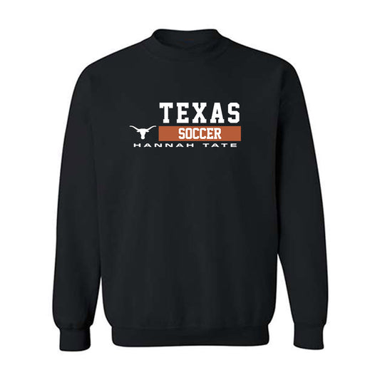 Texas - NCAA Women's Soccer : Hannah Tate - Classic Fashion Shersey Crewneck Sweatshirt-0